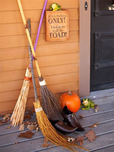 Make Diy Witch Brooms To Use As Halloween Decorations Better Homes
