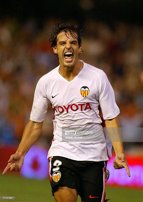 valencia s fernando morientes celebrates after scoring against betis news photo getty images