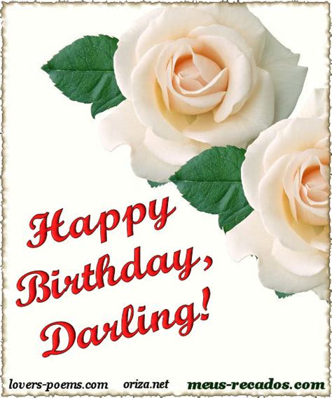 Happy Birthday Darling Lovers Poems By Portal Sms