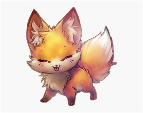 Transparent Cute Fox Clipart Chibi Fox Anime Girl Hd