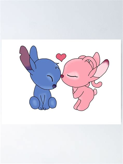 "angel and stitch" Poster by laranapancakes | Redbubble