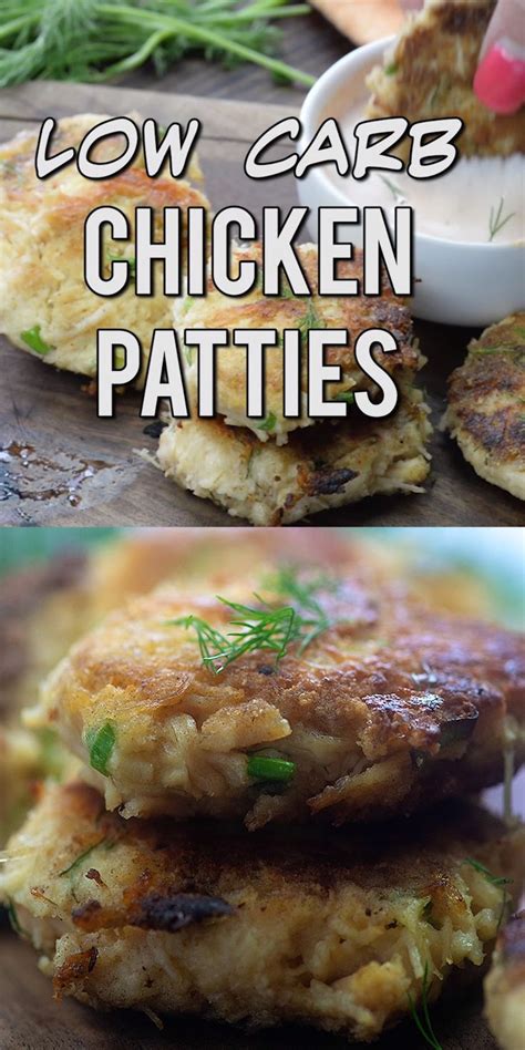 Easy Homeamde Chicken Patties That Low Carb Life Recipe Chicken