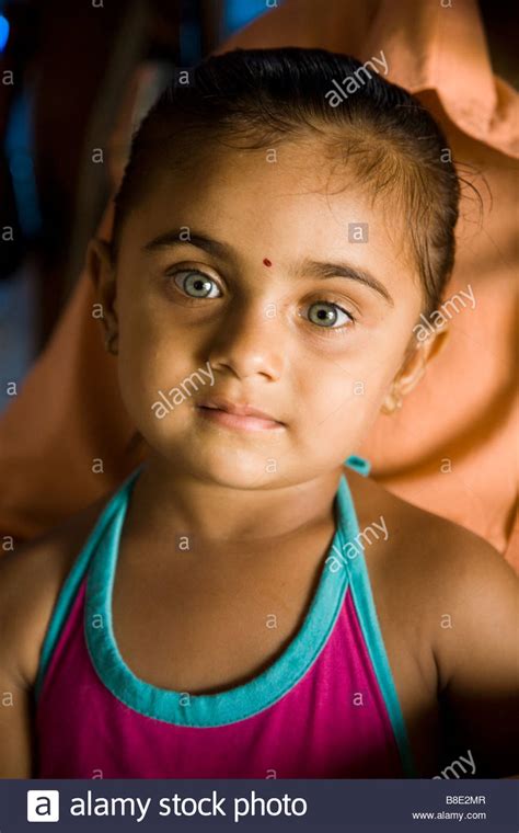 Green Eyed Indian Girl Hazira Surat Gujarat India Stock Photo Alamy