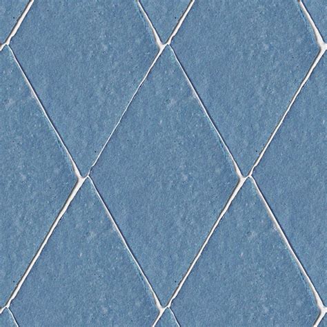 Hudson Blue Plain Harlequin Ceramic Wall Decos 4 12x7 12 In 2020