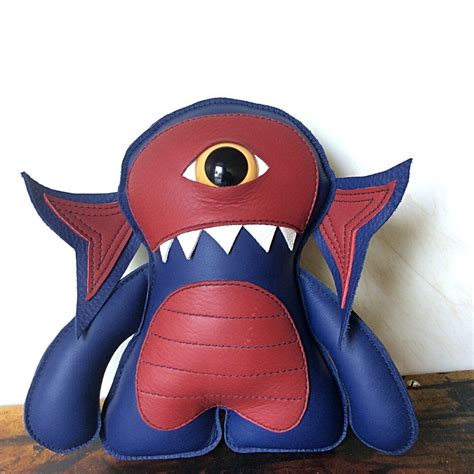 I Am The Cyclops Leather Monster Plush Cyclops Vinyl Toys Designer