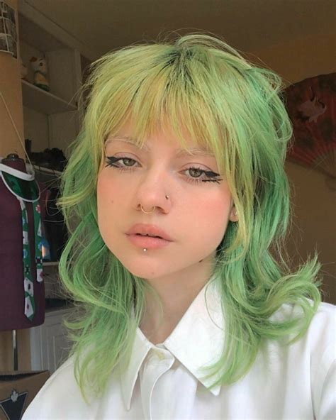 colored hair hair photo hair inspo color grunge hair