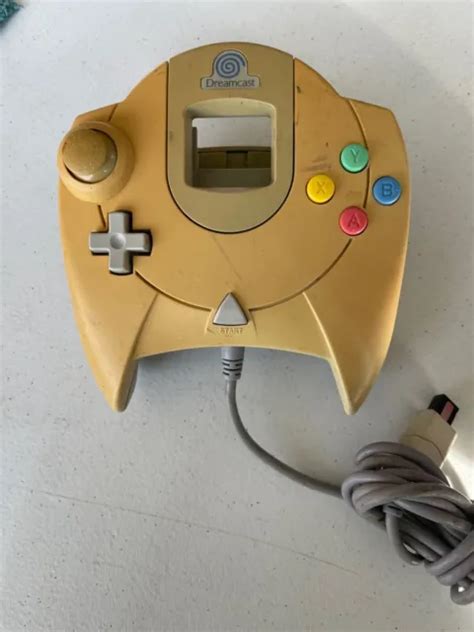 Sega Dreamcast Controller Oem Gamepad Hkt 7700 Official Yellow 1899