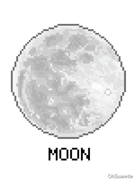 Pixel Art Lune