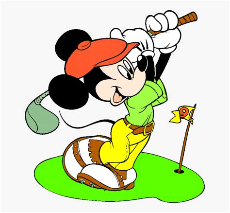 Sports Clipart Mickey Mickey Mouse Golfing Free Transparent Clipart