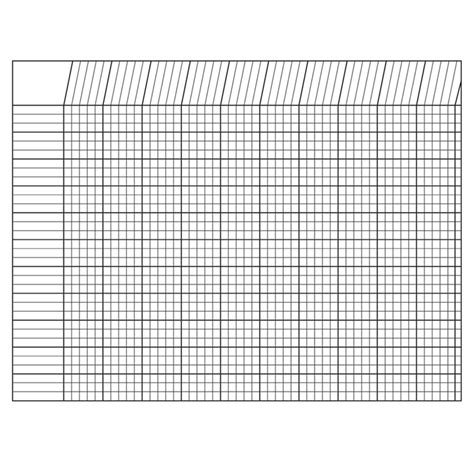 Horizontal Chart White Se 3386 Creative Shapes Etc Llc Incentive