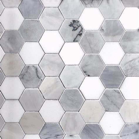 Grey Hexagon Floor Tile Canada Gabriela Fitts