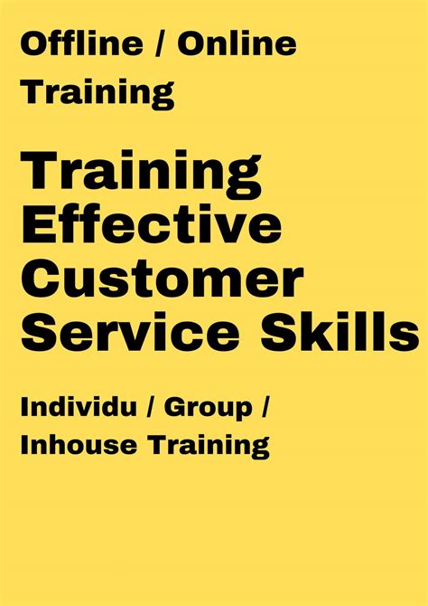 Training Effective Customer Service Skills Solusi Training Indonesia