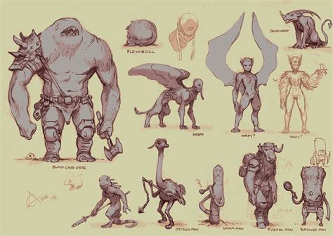 Arne On Dwarf Fortress Character Concept Creature Design