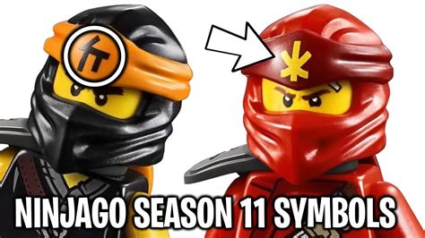 The Lego Ninjago Ninjas New Symbols For Season 11 Explained Youtube