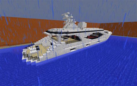 Minecraft Yacht Blueprints