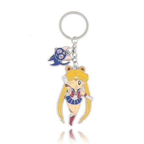 Rj Anime Sailor Moon Sex Girl Figure Hanger Car Wallet Keychain Jewelry Accessories Ts From