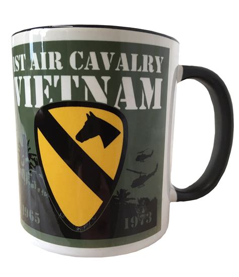 1st Air Cavalry Us Army Division Vietnam War Design Mug Etsy