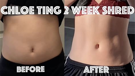 Chloe Ting 2 Week Shred - ABS IN TWO WEEKS?! | Chloe Ting Two Week Shred Challenge | BEFORE AND