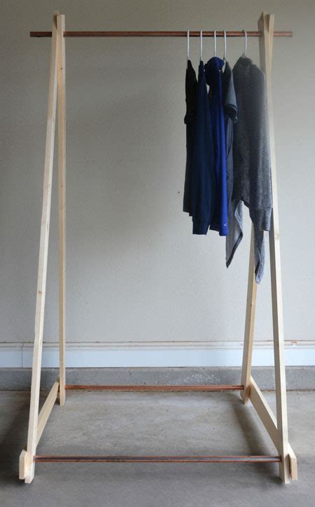 Diy Copper Clothing Rack Two Thirty Five Designs