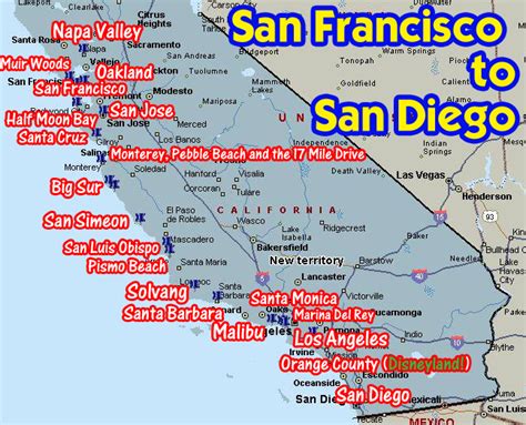 Coastal California From San Francisco To San Diego