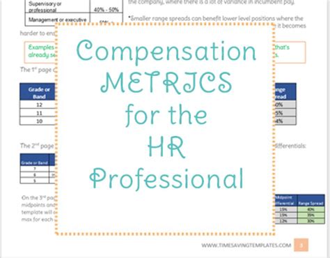 Compensation Metrics Cheatsheet For Hr Professionals Eloquens
