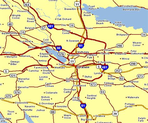 Area Map Of Syracuse