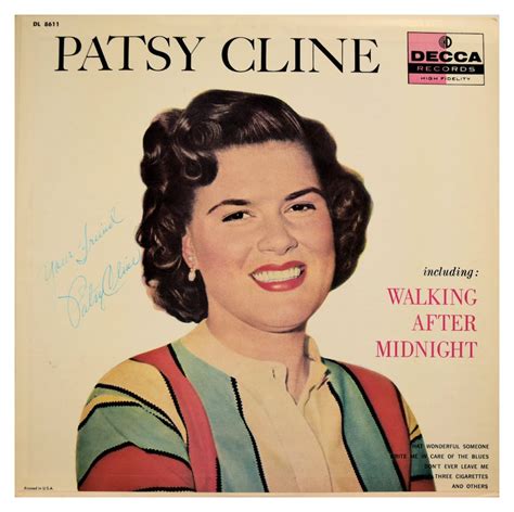 patsy cline debut rock star gallery signed albumsrock star gallery