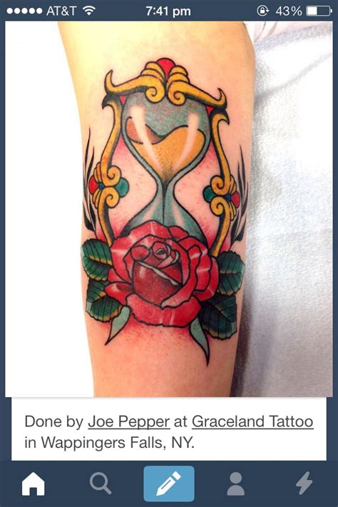 Pin By Katherine Hill On Tattoos Traditional Tattoo Hourglass