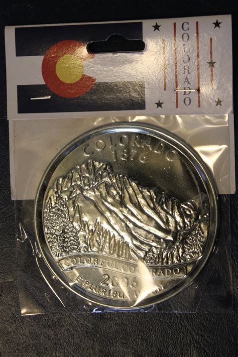 Colorado State Quarter 3 Inch Coin Novelty Nov19