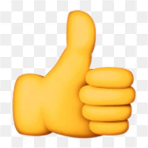 Download High Quality Transparent Emojis Thumbs Up Transparent Png