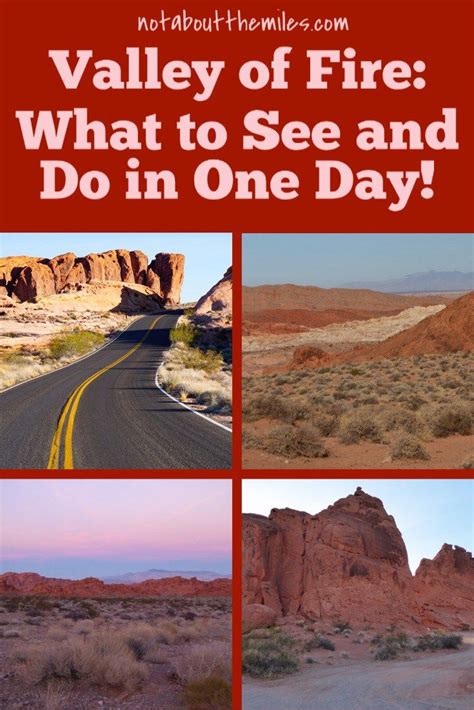 The Valley Of Fire What To See And Do In One Day With Text Overlay