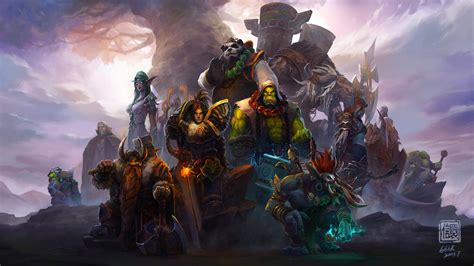 World Of Warcraft Characters K Ultra Papel De Parede Hd Plano De
