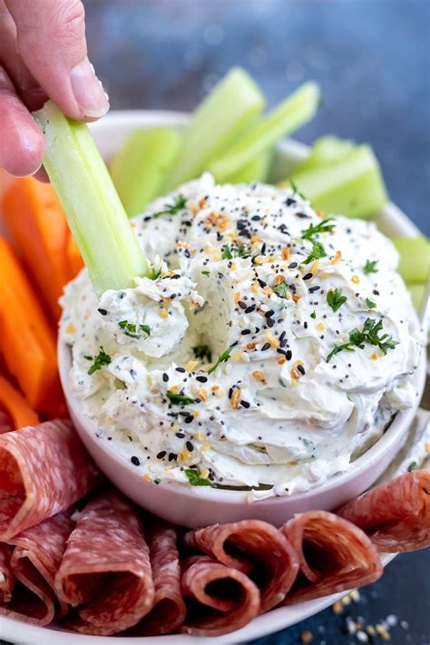 Everything But The Bagel Cream Cheese Dip Recipe In 2020 Cream