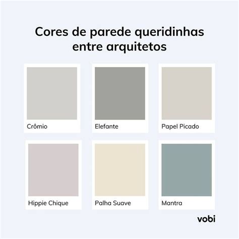 Separamos Uma Paleta De Cores De Tintas Para Paredes Queridinhas Dos