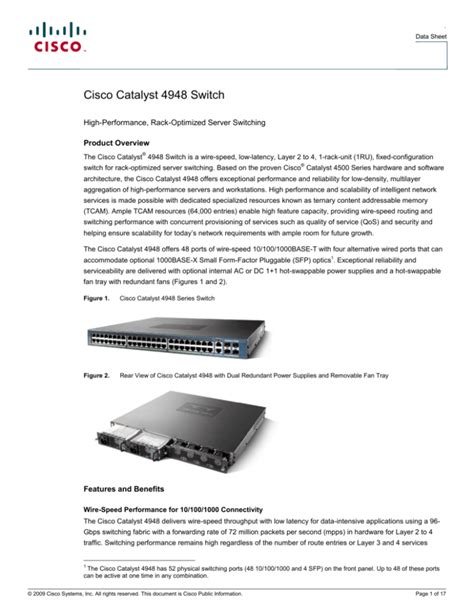 Cisco Catalyst 4948 Switch