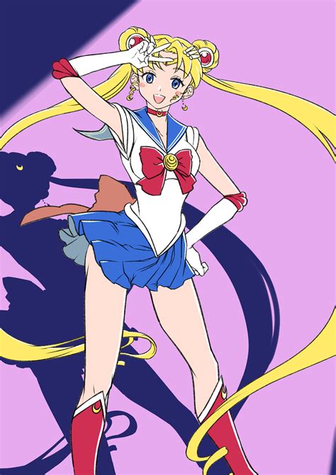 Safebooru Girl D Absurdly Long Hair Absurdres Bishoujo Senshi Sailor Moon Blonde Hair Blue