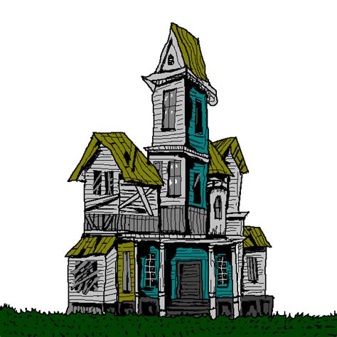 Cartoon Haunted House Clipart Best