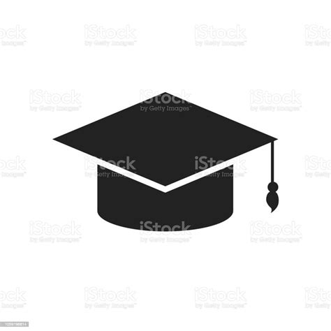 Graduation Cap Bildunghut Vektor Icon Stock Vektor Art Und Mehr Bilder