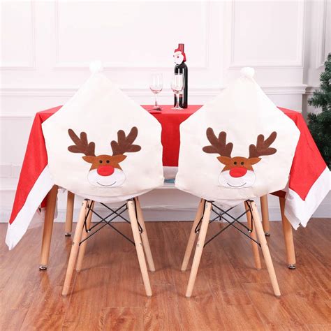 See our ideas for all ages and setups. 2PCS Santa Claus Hat Kitchen Dining Chair Slipcovers ...