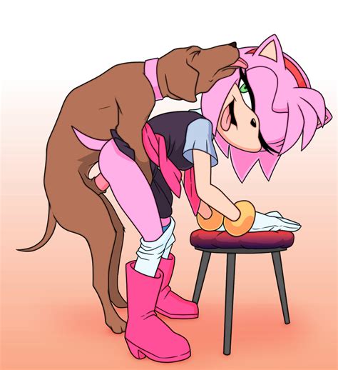 Rule 34 Amy Rose Anon0567 Anthro Anthro On Feral Canine Clothed Sex