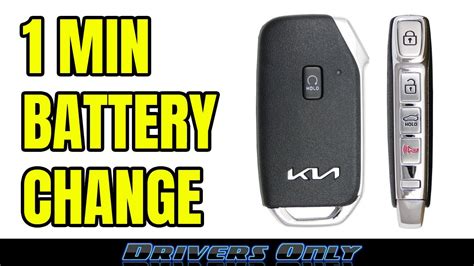 Kia Key Fob Battery Change Telluride Sorento Sportage Forte Soul K Youtube