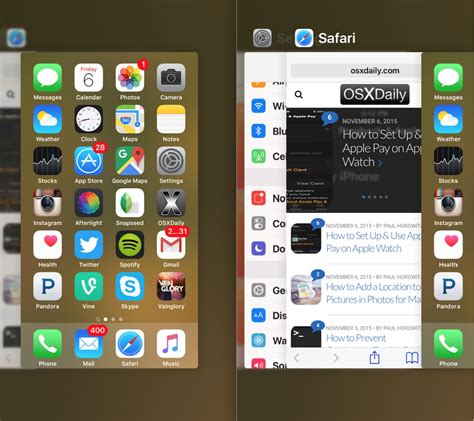 Let's see how to do it. Open the Multitasking App Switcher with 3D Touch on iPhone