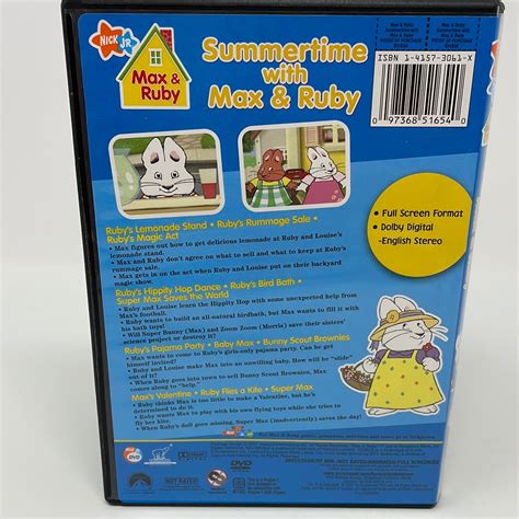 Dvd Max And Ruby Summertime With Max And Ruby Nick Jr Shophobbymall