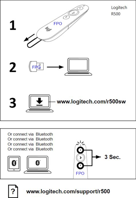 Logitech Far East Rr Wireless Presenter User Manual R R Qsg