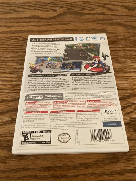 Mario Kart Wii Nintendo 2008 CIB Complete With Manual Authentic
