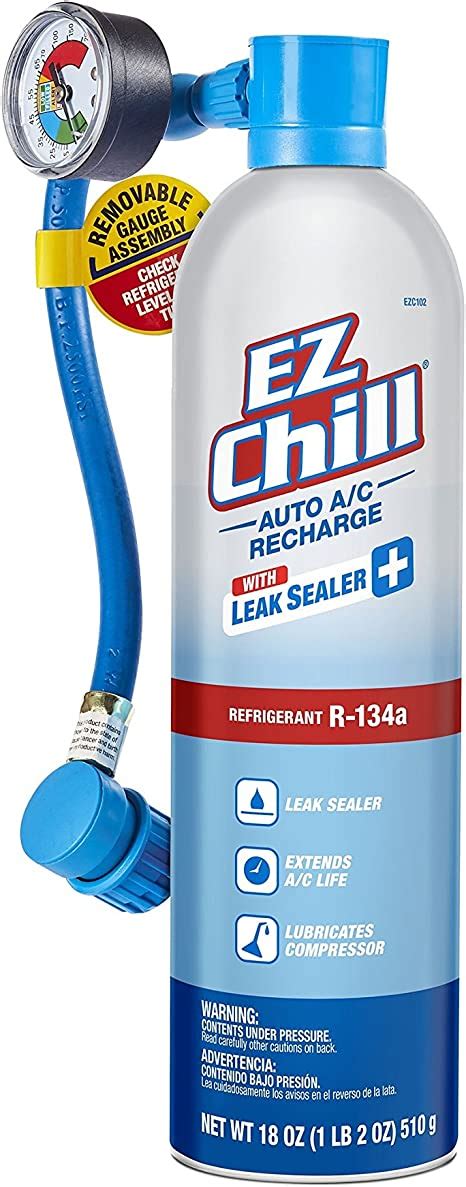 Ez ChillВ R 134a Ac Recharge Kit With Leak Sealer Plus
