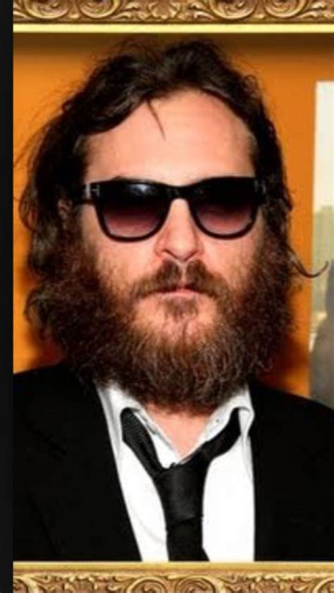 Joaquin Phoenix Epic Beard Square Sunglasses Men Mens Sunglasses