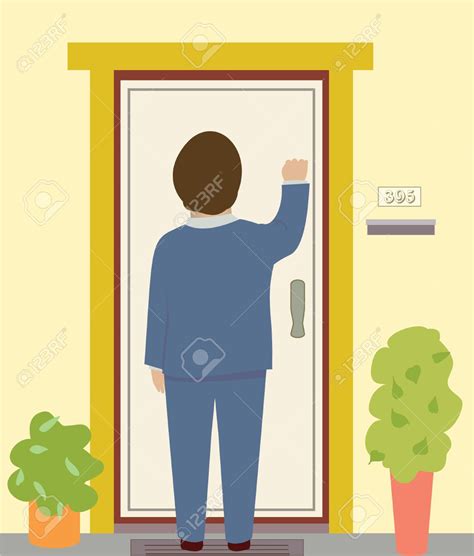 Man Knocking On Door Clipart 10 Free Cliparts Download Images On