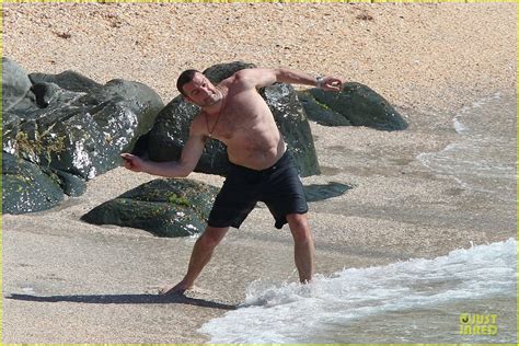 Naomi Watts St Barts Beach Fun With Shirtless Liev Schreiber Photo