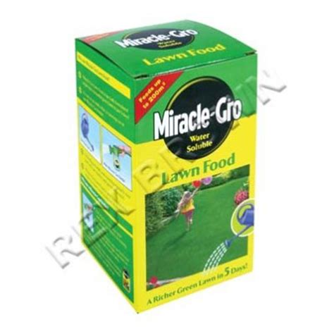 I applied the lawnfeed using a feeder on my hose pipe. Miracle Gro Lawn Food 1kg - Wholesalers of Hardware ...